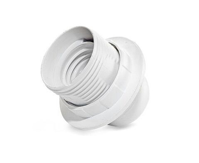 Патрон для лампы E27 термопластик люстровый с кольцом белый 4А 250В 5560711 UNIVersal 10 шт.