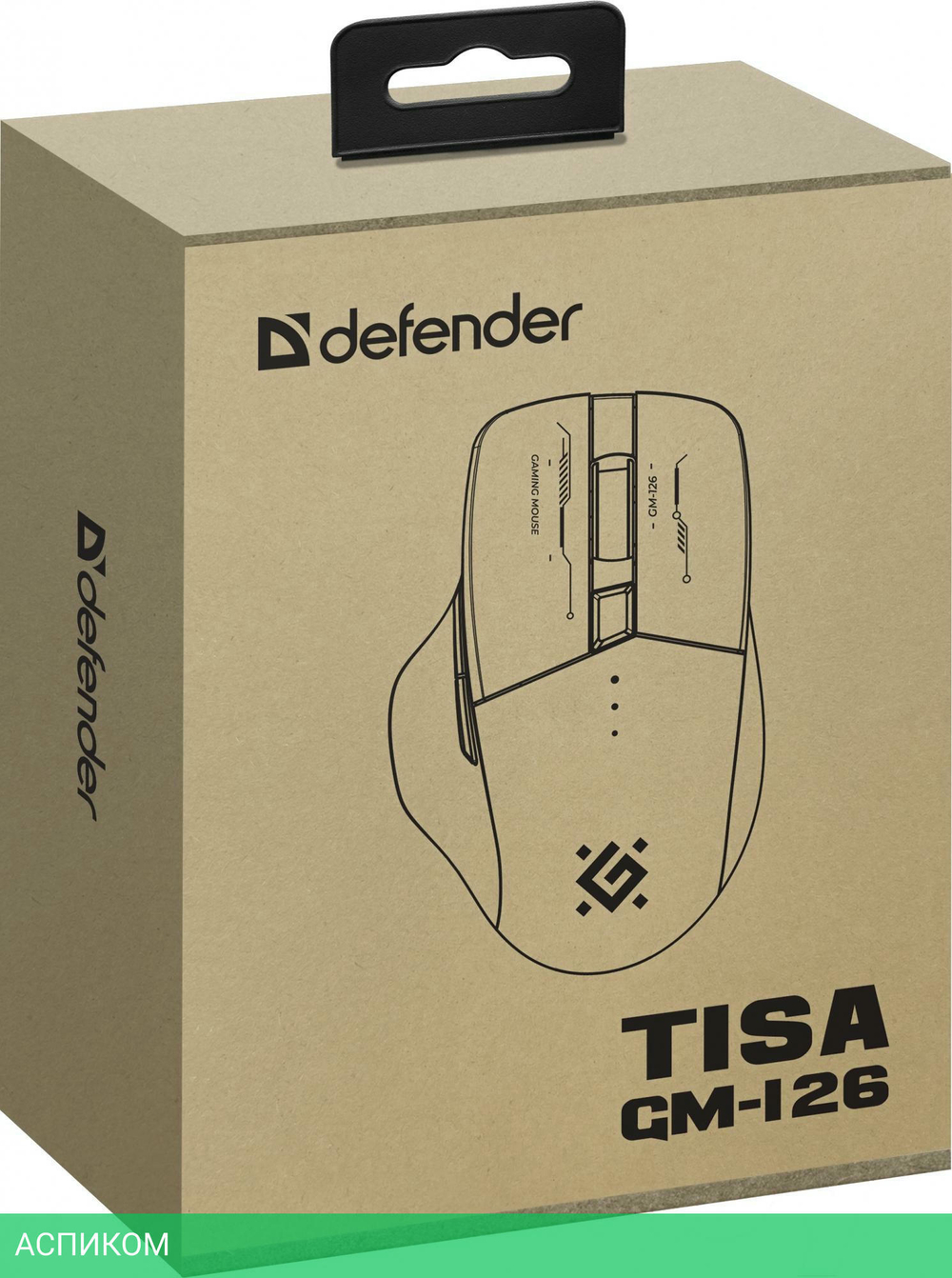 Мышь Defender Tisa GM-126 Whte/Blue (52126)