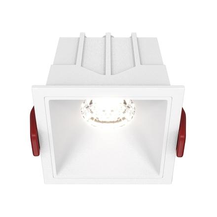 Модульный встраиваемый светодиодный светильник Maytoni Alfa LED DL043-01-10W4K-SQ-W