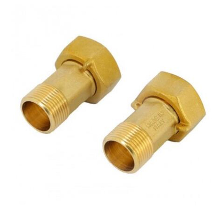 Сгоны без обратного клапана для счетчиков воды Ду 15, 1/2 (2шт.)