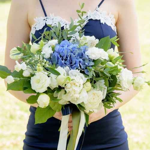 Купить Букет с гортензией «Нежные чувства»