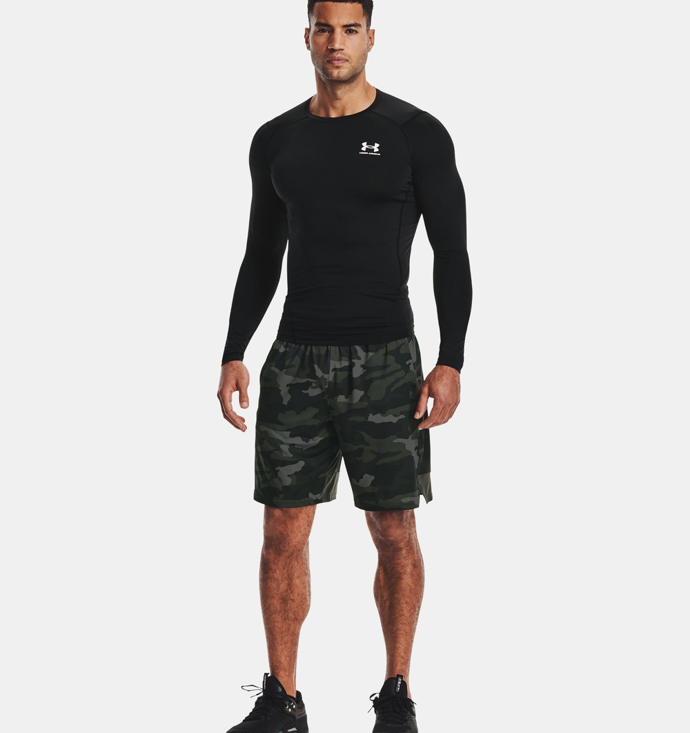 Рашгард мужской Under Armour UA HG Armour Comp LS-BLK