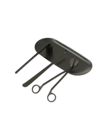 Набор для свечей "Снуфер" черный 25x11,5x4,3 см