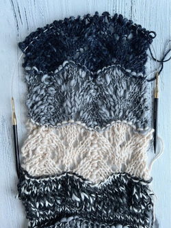 Трикотажная пряжа для вязания MORELINO толстая шишибрики