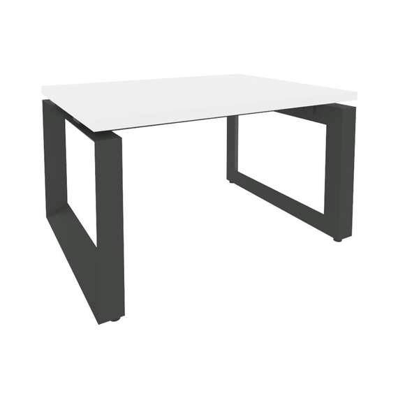 Onix Direct Стол журнальный на О-образном м/к O.MO-SJ-1 Белый Бриллиант/Металл Антрацит 780*600*450