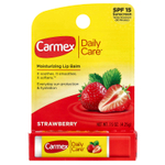 Carmex, Daily Care, увлажняющий бальзам для губ, клубника, SPF 15, 4,25 г (0,15 унции)