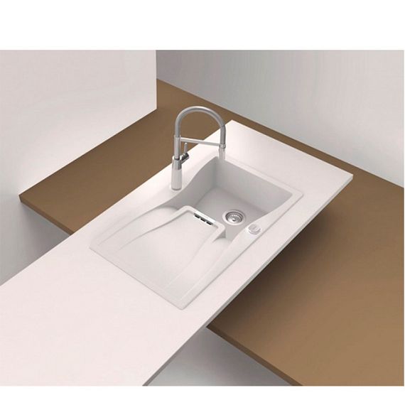 Мойка SCHOCK Waterfall 45D (D-100) Cristadur 860х500 серебристый камень