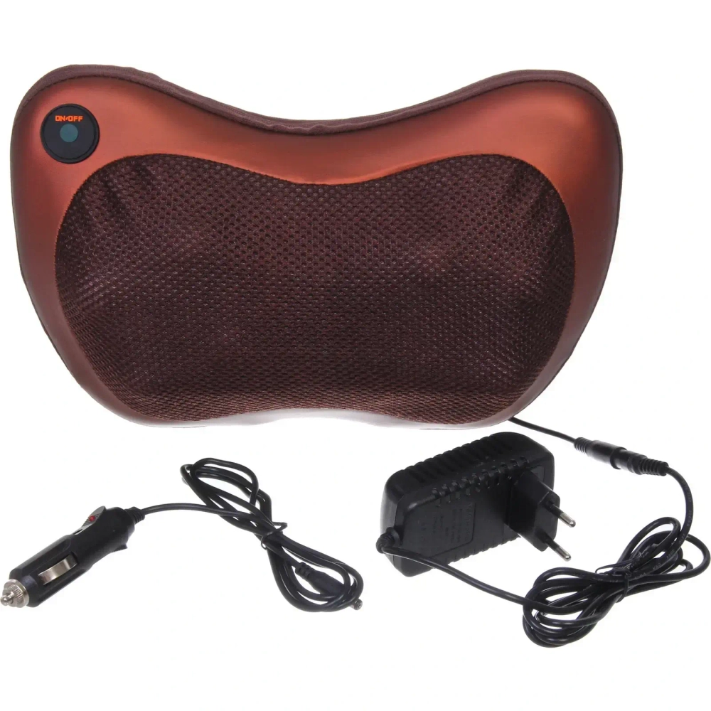 Массажер для тела «Body warm» универсальный (подушка с роликами), 220В