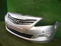 Бампер передний Hyundai Solaris 1 (2014-2017) (В сборе)