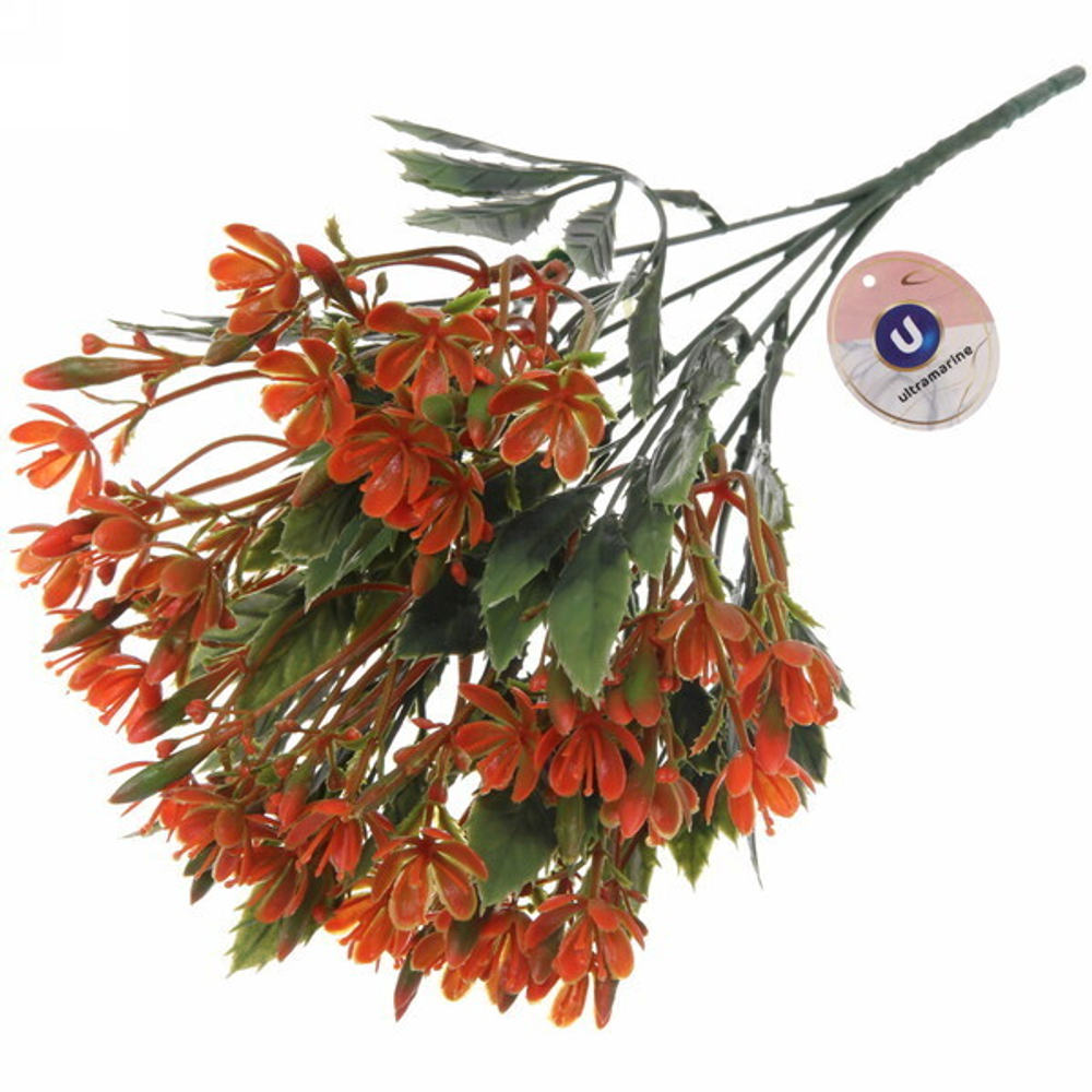 Искусственные цветы «Полевой букет» 30см цвет оранжевый 11