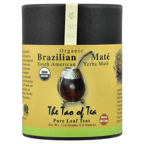 The Tao of Tea, Органический южноамериканский йерба мате, бразильский мате, 114 г (4 унции)