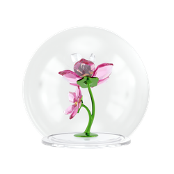 IDYLLIA:GLASS BALL BEE AND FLOWERS