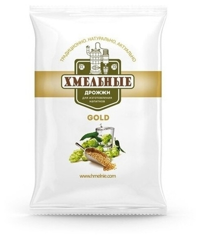 Дрожжи Хмельные GOLD сухие для изготовления напитков 100гр