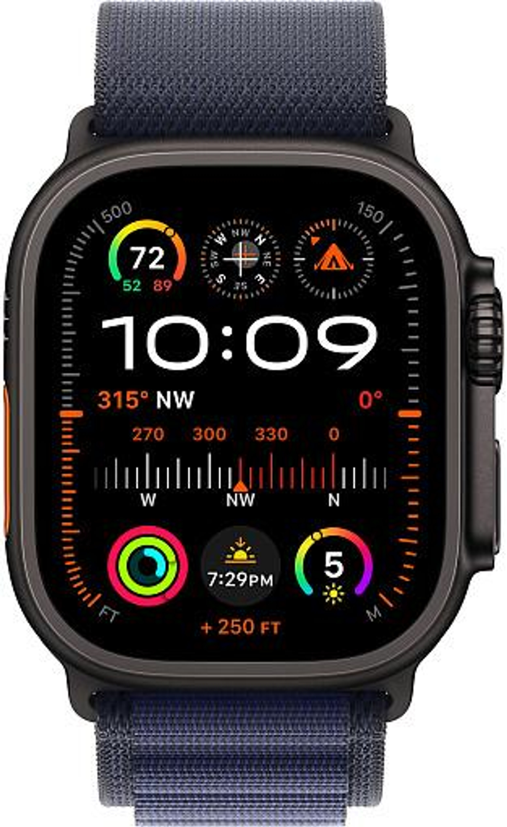 Apple Watch Ultra 2 49mm Titanium Alpine Loop Blue