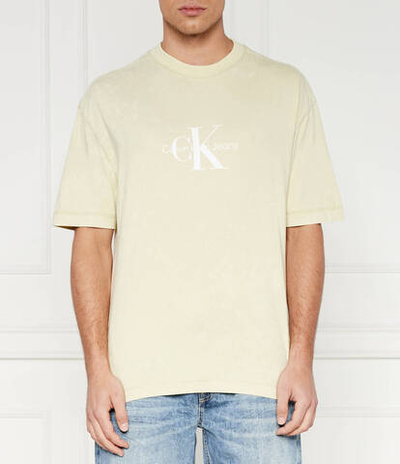 Футболка ARCHIVAL MONOLOGO CALVIN KLEIN JEANS - желтый(J30J325427)