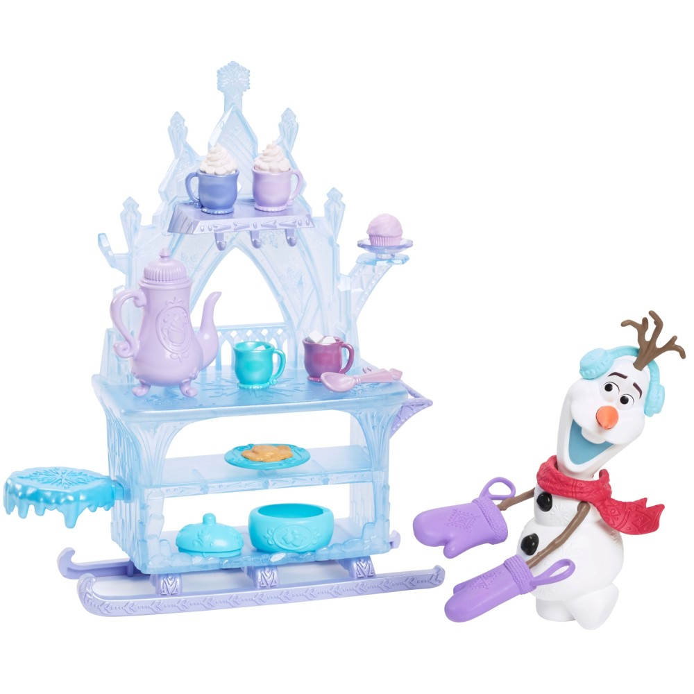 Disney Frozen - Санки с угощениями Олафа Набор Холодное сердце + 15 аксессуаров JBG55