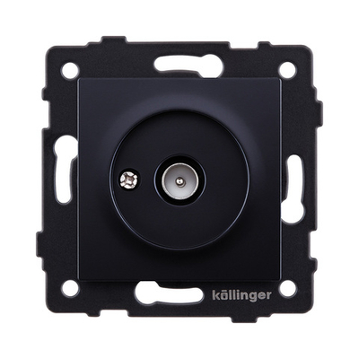 Розетка TV (папа), черный Kollinger REA-007BK для Aspekt, Eleganz, Reflex
