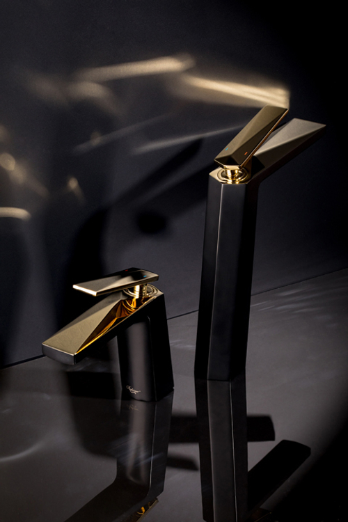 Boheme Смеситель для умывальника высокий VENTURO белый + хром