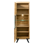 Шкаф-витрина Флеверс из массва дуба