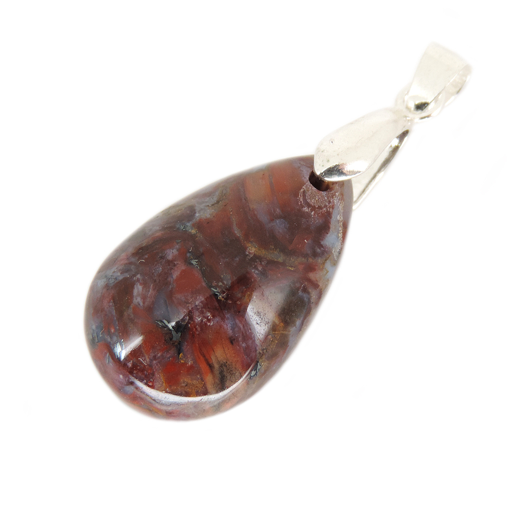 Кулон "Капля" питерсит медно-красный асс.
