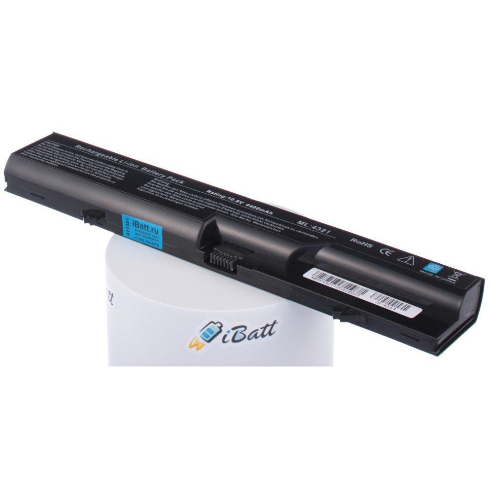 Аккумулятор iBatt 4400mAh, для HP- 620 625 425 ProBook 4520s 4525s 421 320 4320s 420 325 321 (XN682ES) 326 (WT125EA) (WT097EA) 621