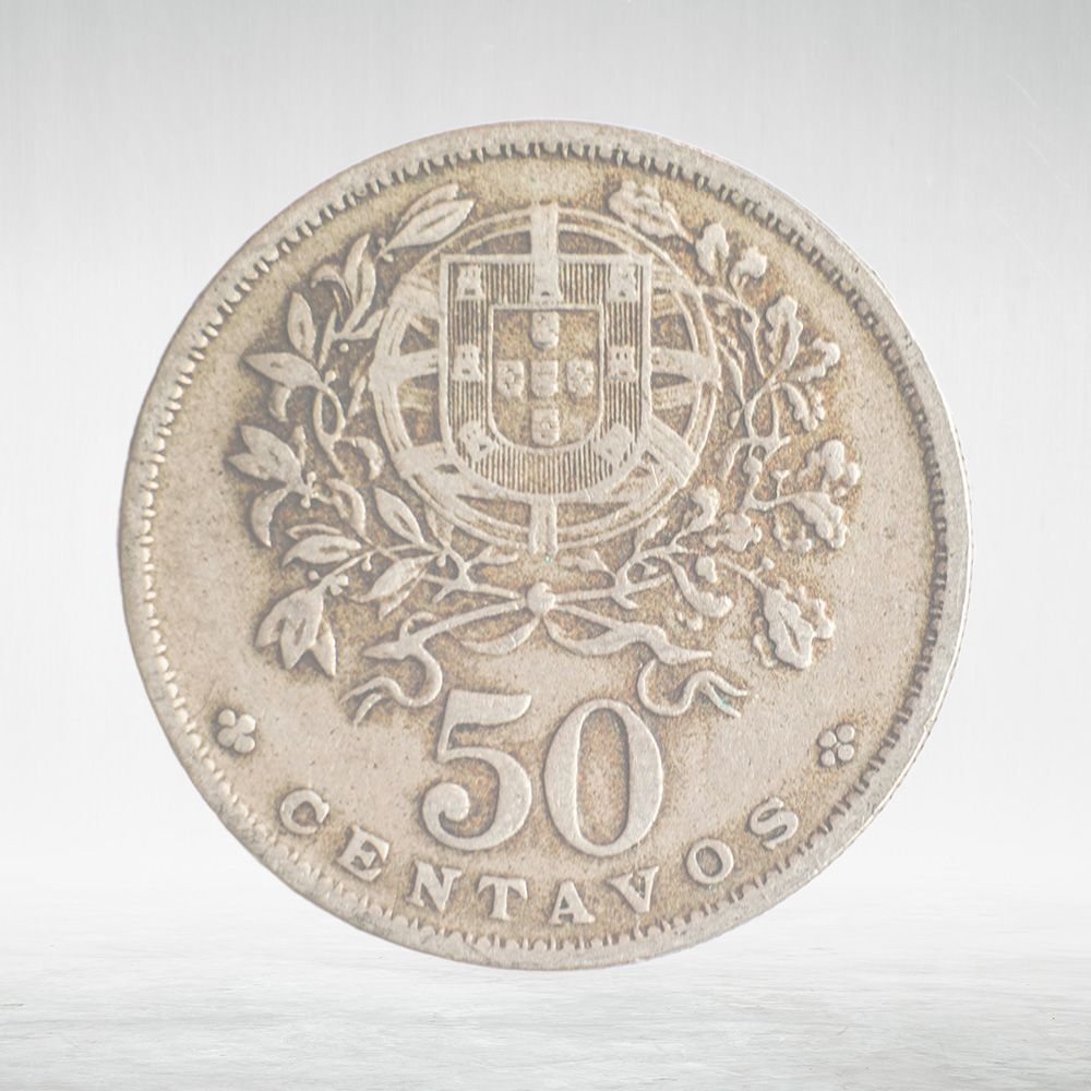 Portugal, 50 Centavos, 1929, VF
