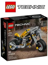 Конструктор Technic 42225 Желтый мотоцикл