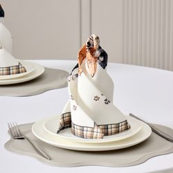 НАБОР САЛФЕТОК ИЗ 2-Х ШТ "ДРУЖБА",40Х40СМ, 100% ХЛОПОК,ТВИЛ, БЕЛЫЙ