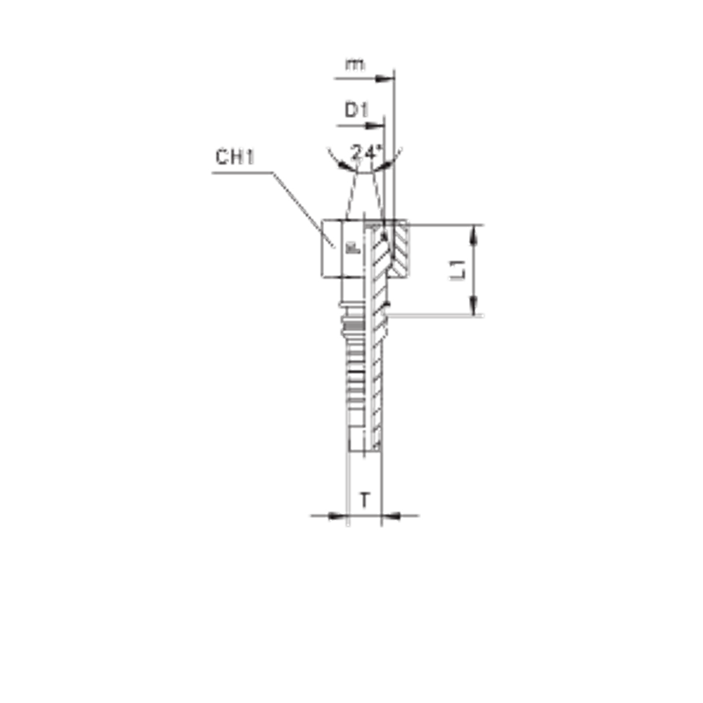 Фитинг DN 25 DKO-S (Г) 36x2 25 Interlock