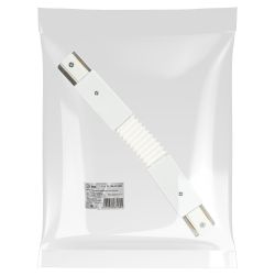 Коннектор питания ЭРА TR-1PA-СF WH для однофазного шинопровода гибкий белый