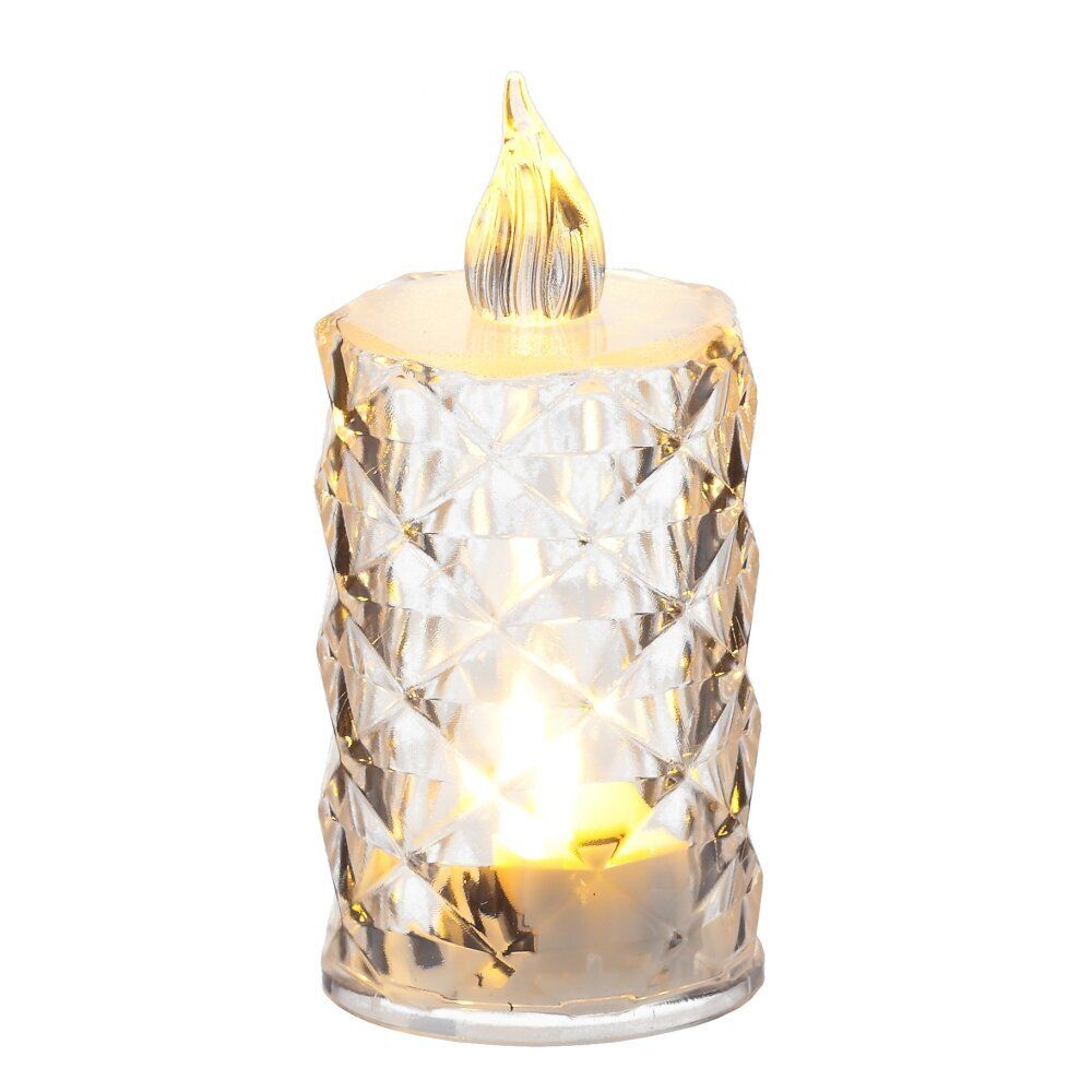 GAEM Изделие декоративное "Свеча" (подсветка, 3xLR54) (блок 24шт), L3,5 W3,5 H8 см