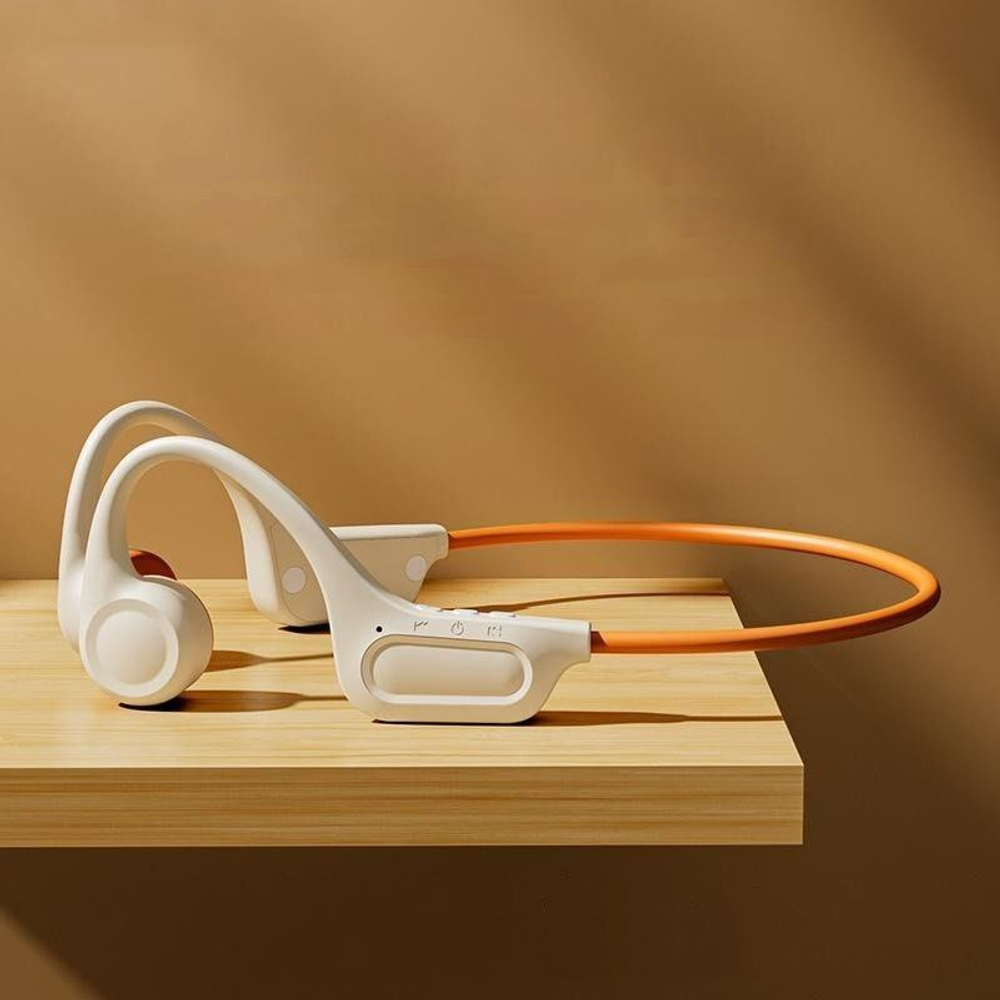 Наушники для спорта Sheyin X5 (оранжевый/белый)