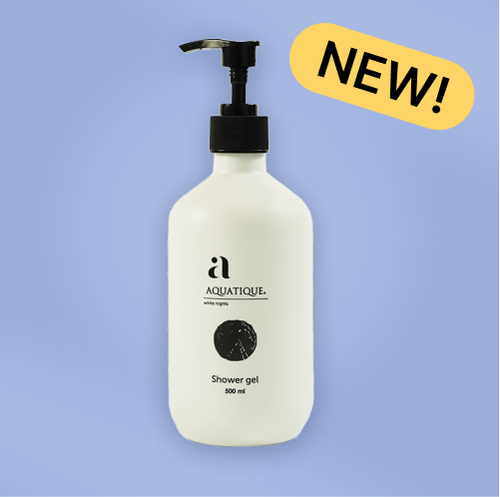 Гель для душа Aquatique (16 шт.) диспенсер белый 500 мл