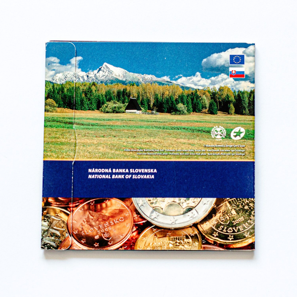 Slovakia 2009 Year Set – "The First Set of Slovak Euro Coins" + Silver Medal