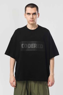 Футболка Wide T Bent Grid Box черная