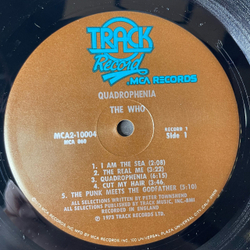 Винтажная виниловая пластинка LP The Who Quadrophenia (США 1973)