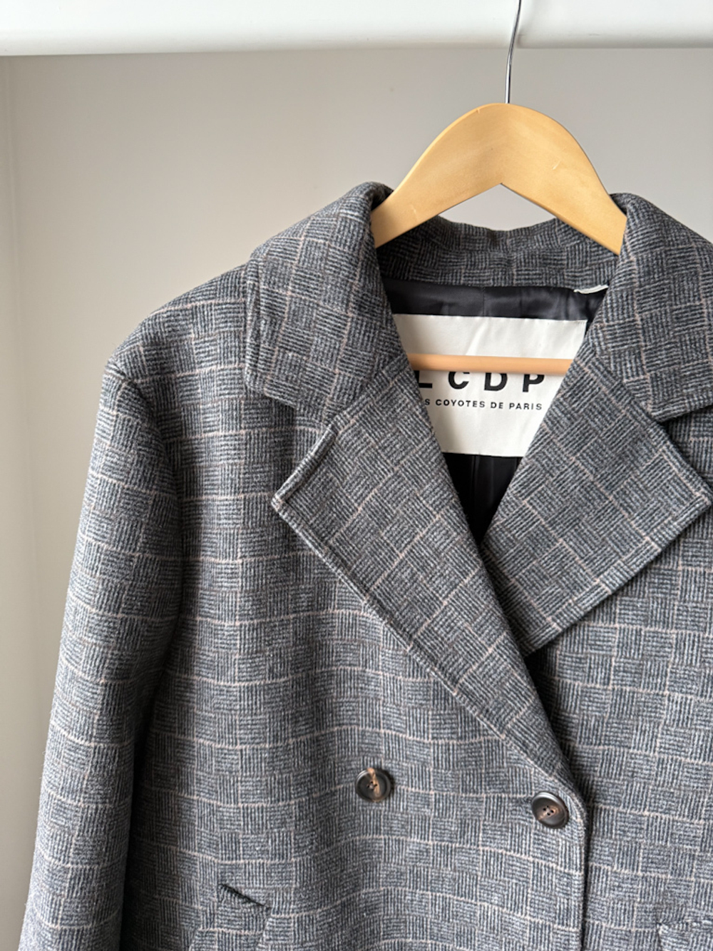 Пальто в клетку Les Coyotes de Paris, XS