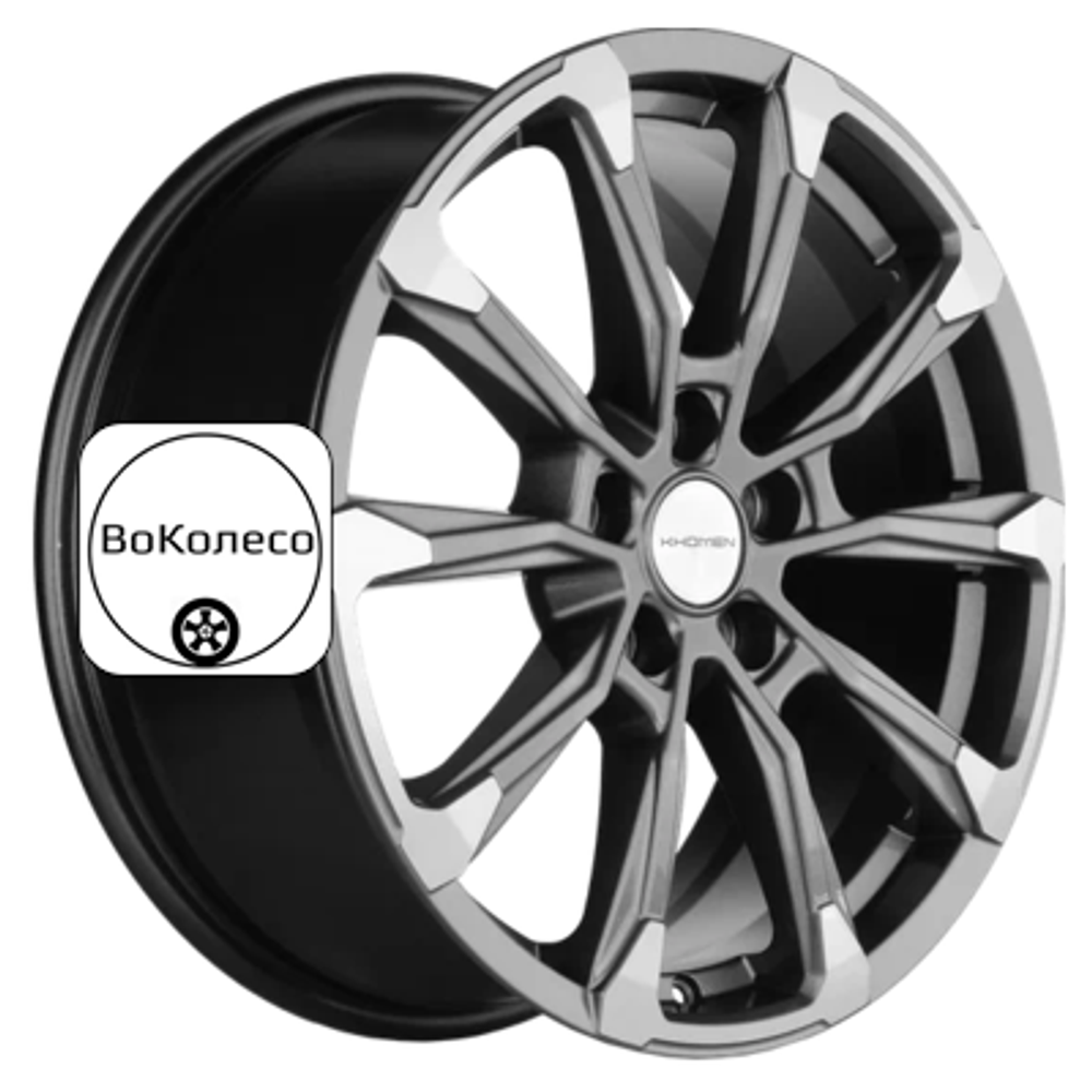 7,5x18/5x114,3 ET40 D64,1 KHW1808 (Haval F7/F7x) Gray-FP Khomen Wheels