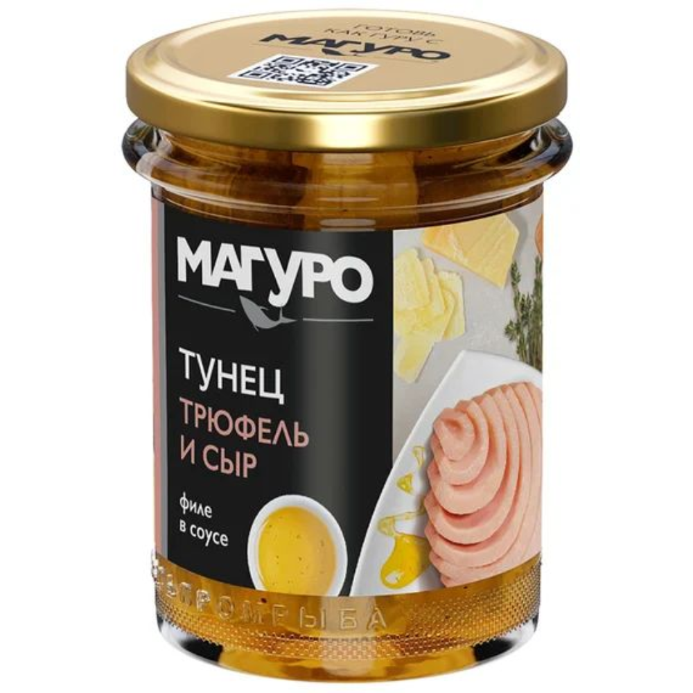 Магуро тунец филе трюфель и сыр  200гр