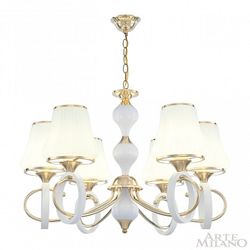 Подвесная люстра Arte Milano Florentia-2387 302387/6 Wh/Gd