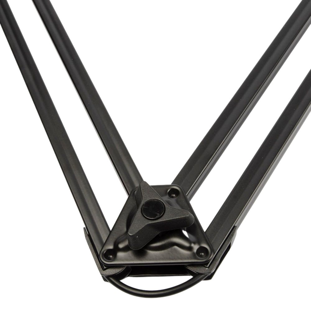 TLD-524 Black-8W-Светильник настольный на струбцине-LED-500Lm-4500K-Dimmer-Цвет-черный