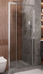 Душевая дверь CEZARES MOLVENO-BF-3-100-C-Cr-IV, 100х195, профиль хром, стекло прозрачное