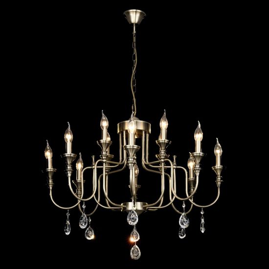 CL437223 Рига Бронза Св-к Люстра