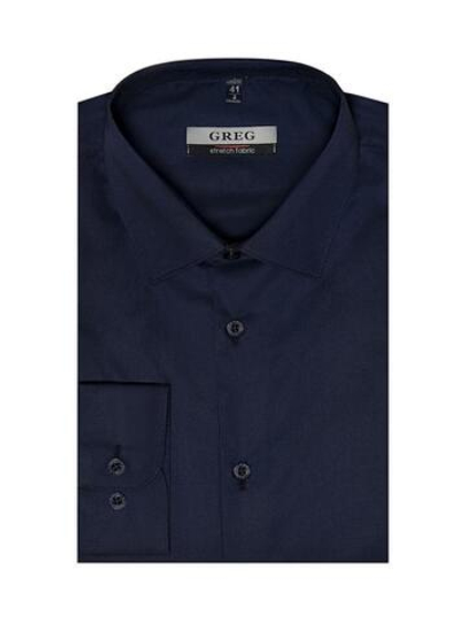 Сорочка GREG 240/237/3383/ZVN STRETCH "Однотон."