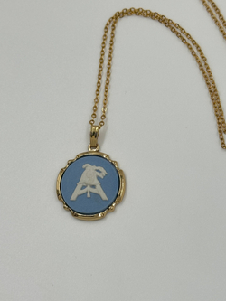 Кулон Wedgwood голубой