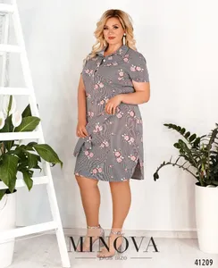 Платье 450Б-синий Minova