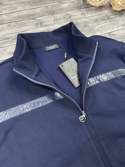 Спортивный костюм Stefano Ricci со вставками кожи крокодила