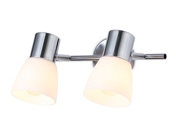 Настенно-потолочный спот 2*E27 TR3963 CH/FR хром/белый матовый 200*105*200 Traditional Ambrella