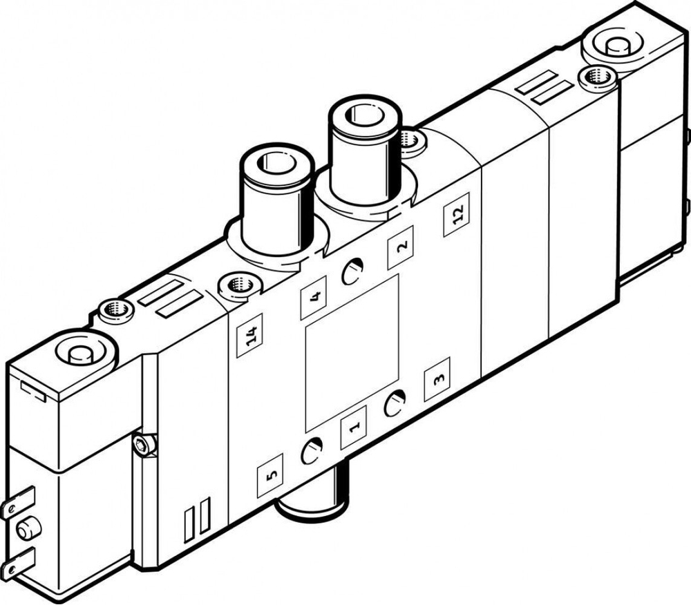 CPE10-M1BH-5/3G-QS4-B Распределитель с электроуправлением