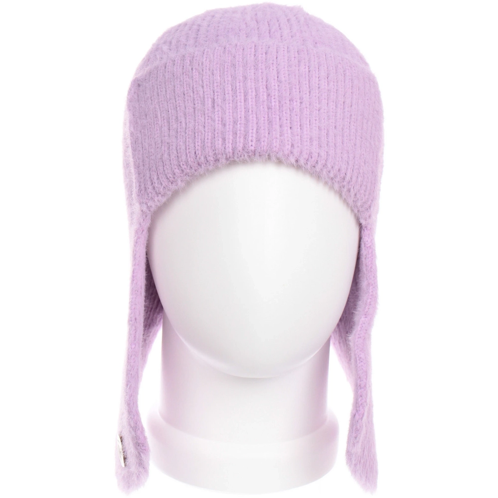 Шапка-ушанка зимняя «ZIMA», цвет лавандовый пудинг